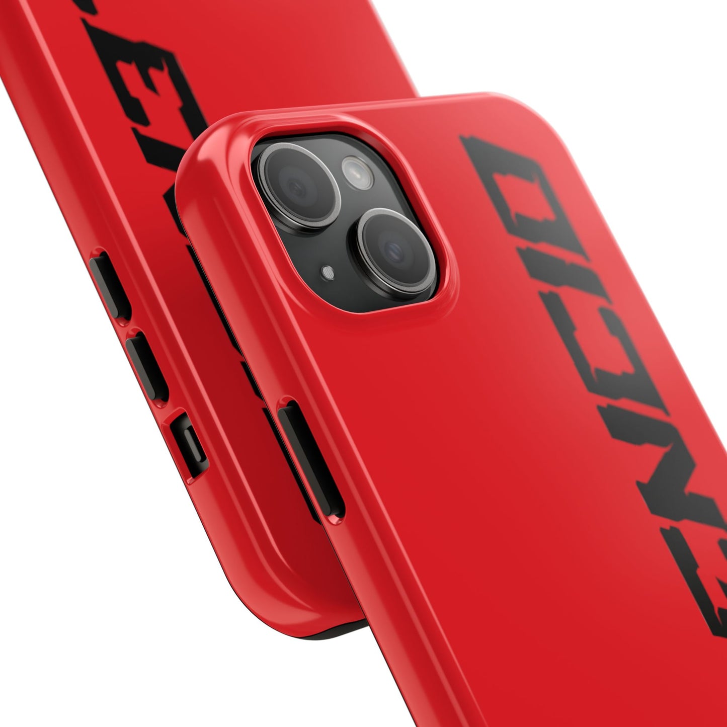 Red Zilencio Tough iPhone Case