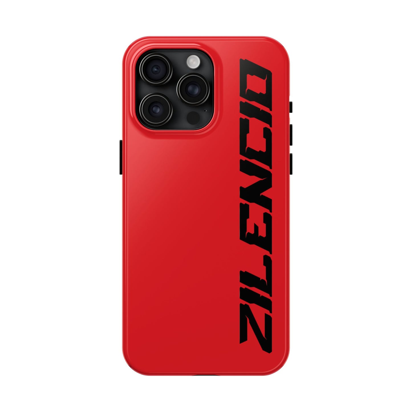 Red Zilencio Tough iPhone Case