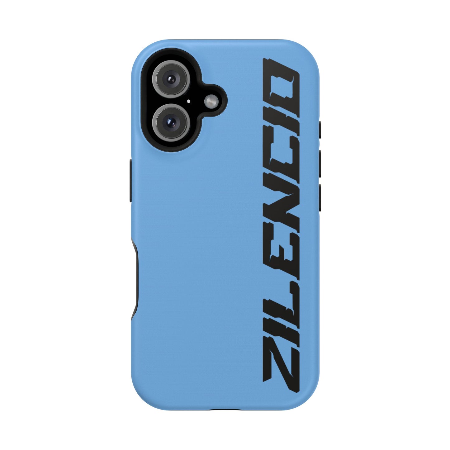 Magnetic Light Blue Zilencio iPhone Case