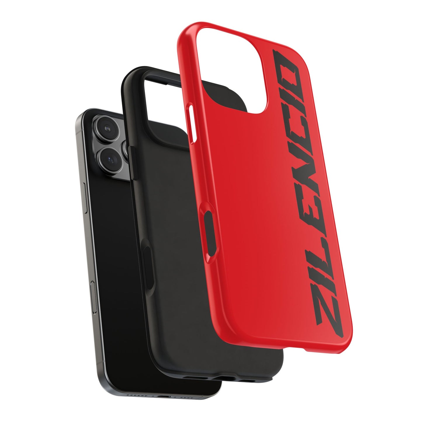 Red Zilencio Tough iPhone Case