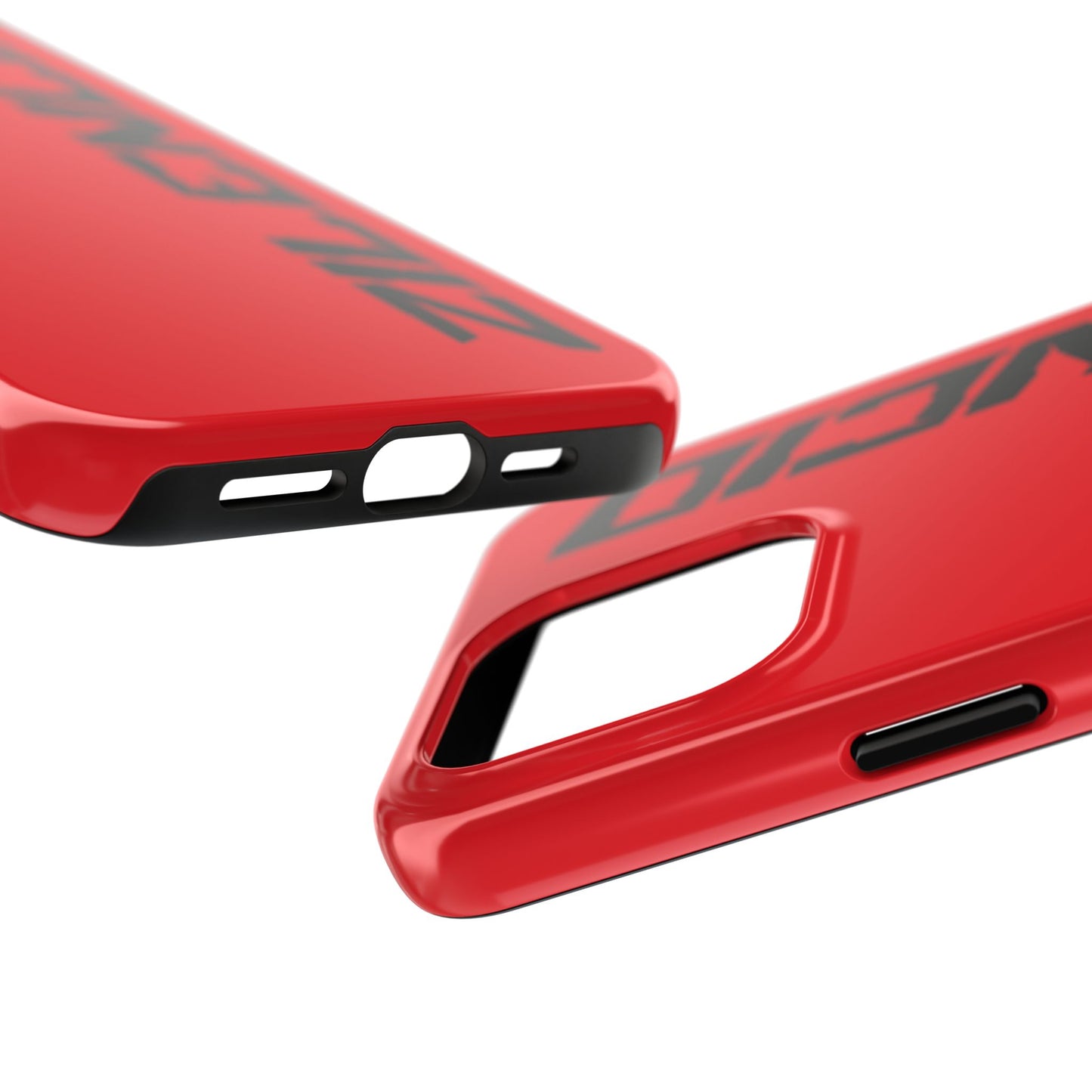 Red Zilencio Tough iPhone Case