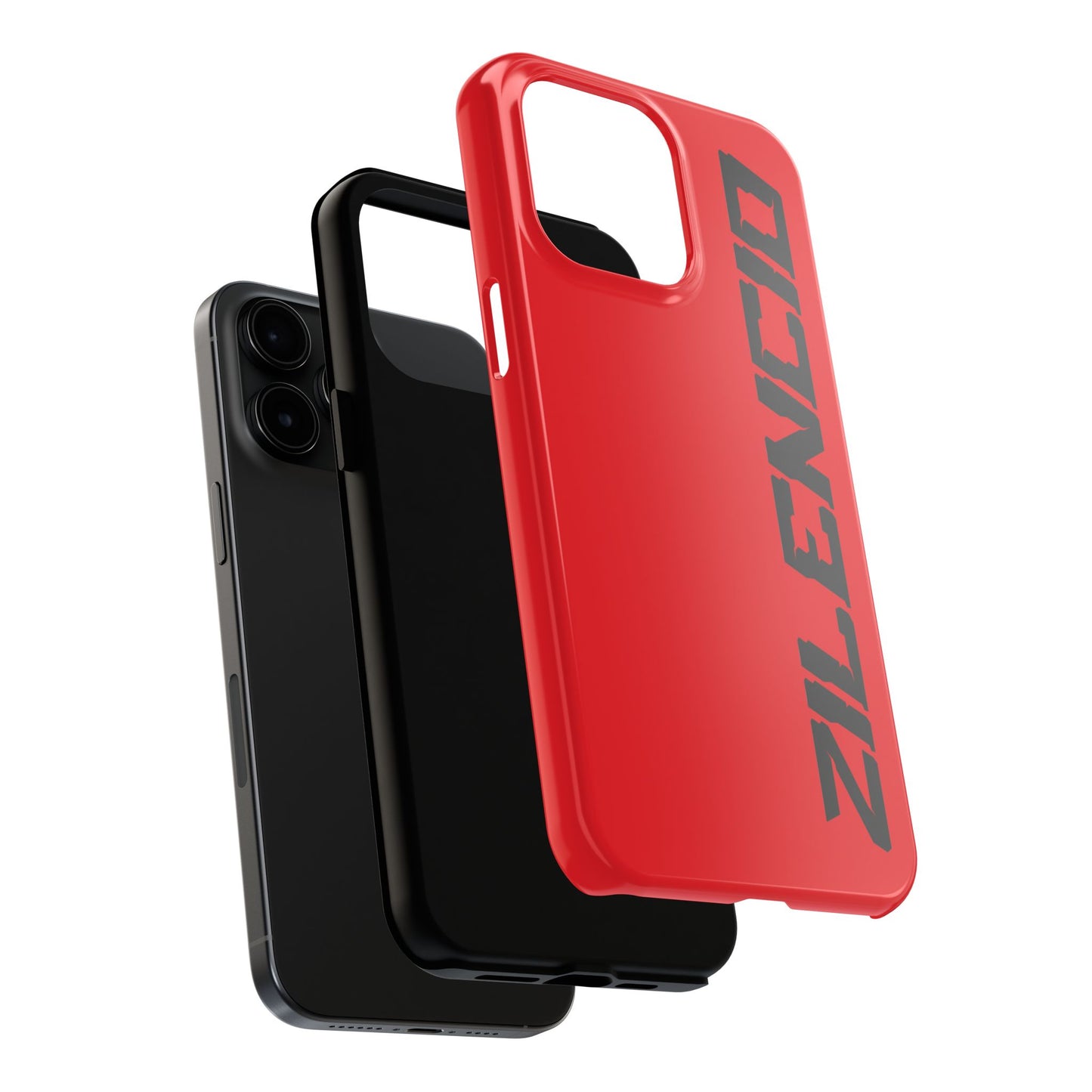Red Zilencio Tough iPhone Case