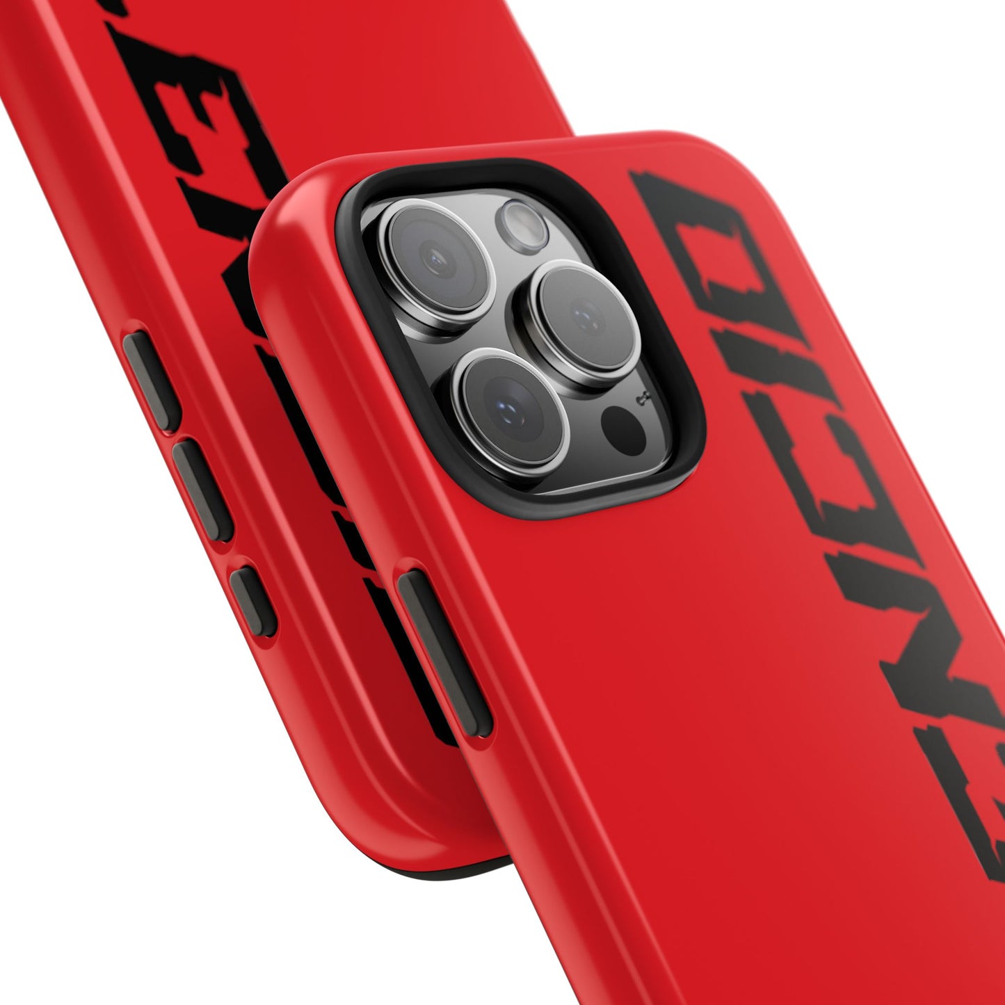 Red Zilencio Tough iPhone Case
