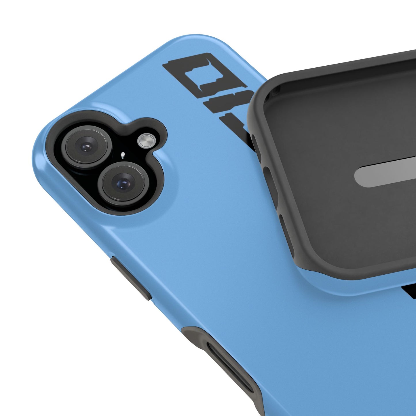 Magnetic Light Blue Zilencio iPhone Case