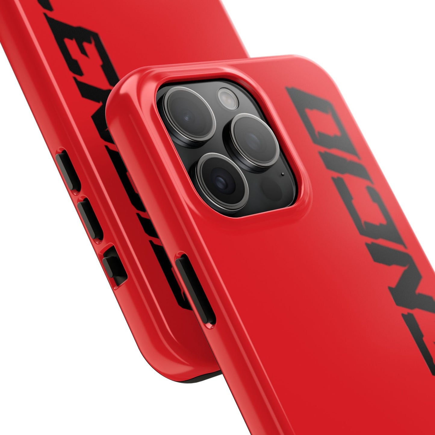 Red Zilencio Tough iPhone Case