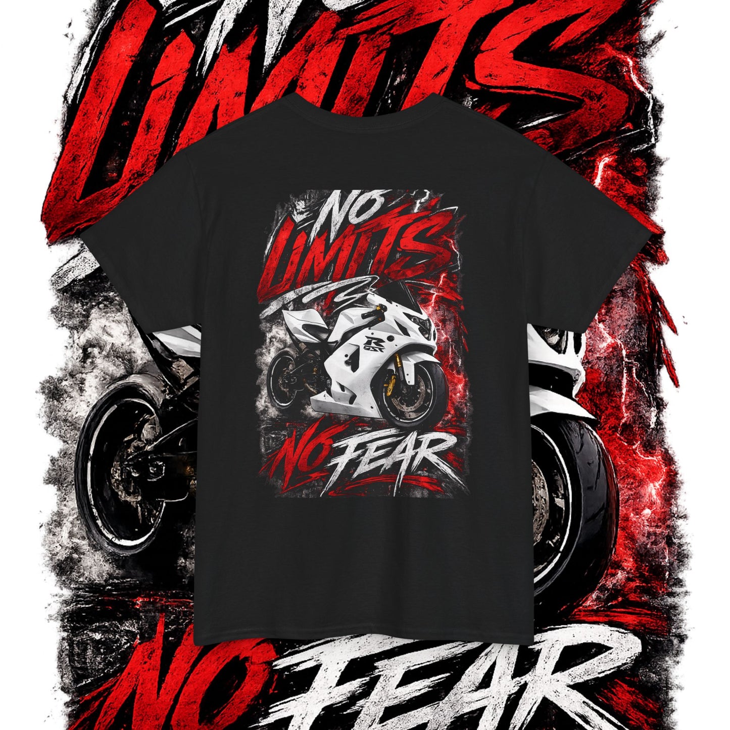 No Limits No Fear Gsxr Graphic Shirt