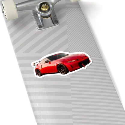 Red 370z Kiss-Cut Stickers