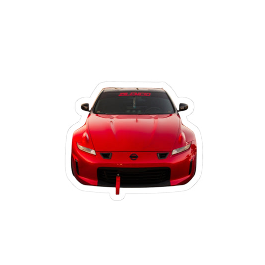 Red 370z Kiss-Cut Stickers
